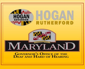 Maryland logo with new Governor name