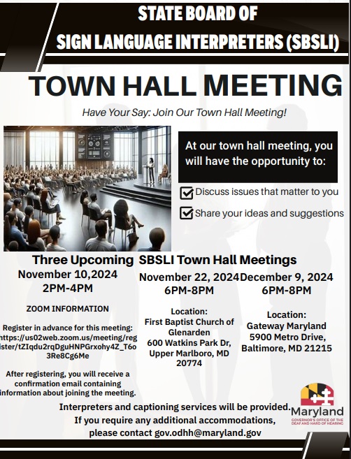 Town Halls by SBSLI as of 11.14.2024