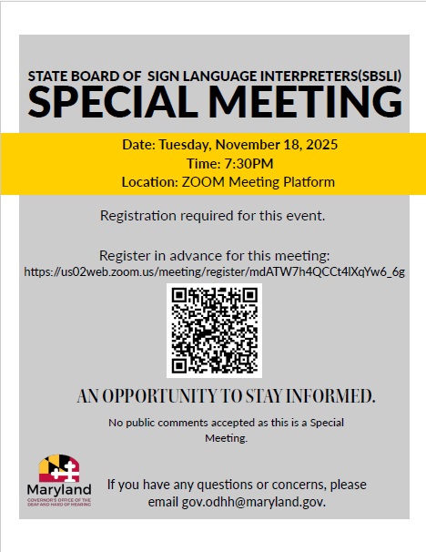 Nov. 18,2025 SBSLI Special Meeting