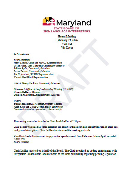 Feb. 19, 2026 SBSLI Board Meeting Minutes