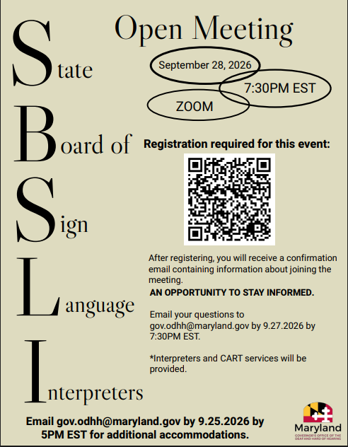 Sept 28, 2026 SBSLI Board Meeting Flyer